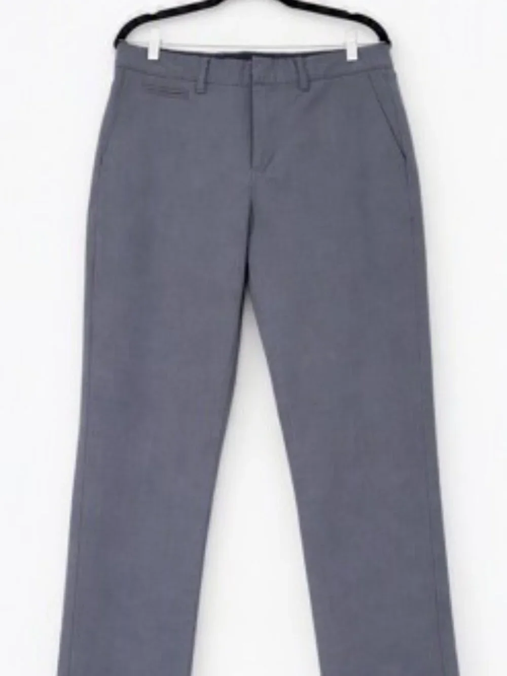Slate Blue J. CREW Men's 5-Pocket Flat Front Straight Leg Dress Pant